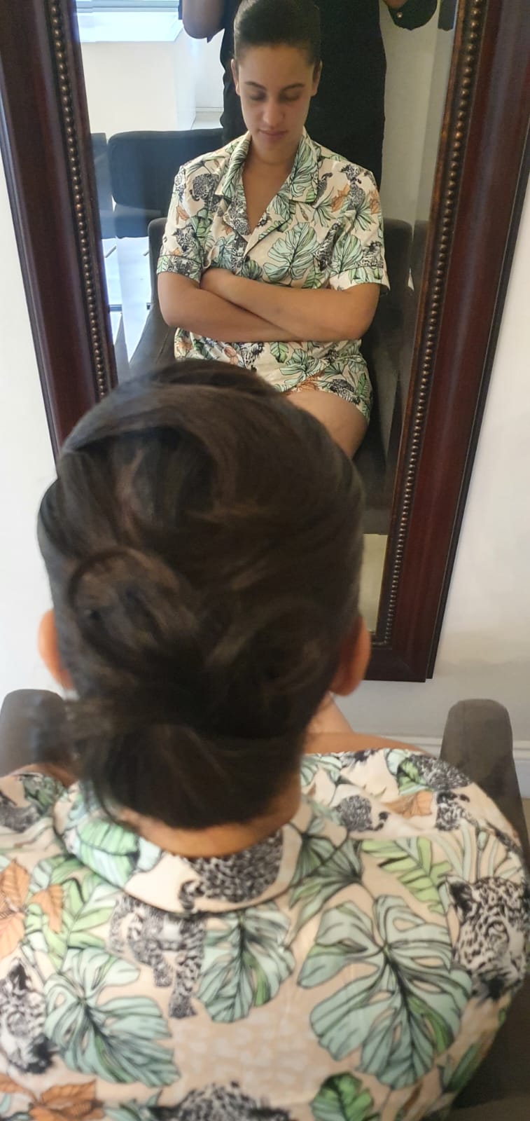 Polished low bun